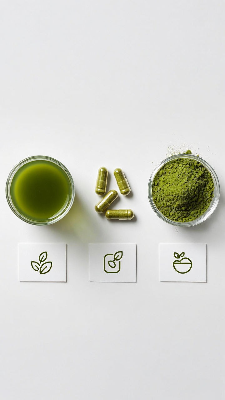 Comparativa de formatos de café verde: infusión, cápsulas y polvo