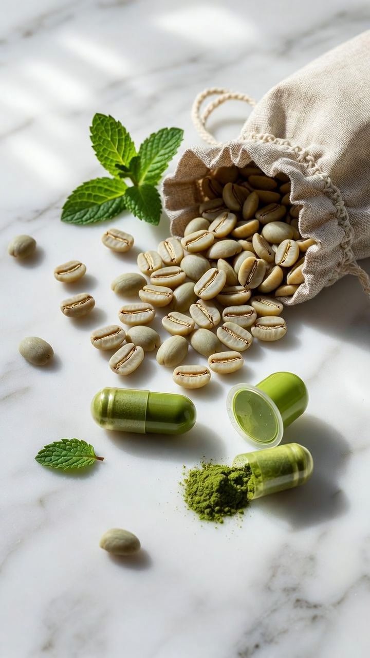 Café verde para adelgazar: granos sin tostar y cápsulas naturales