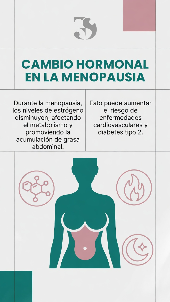 Cambios metabólicos en la menopausia que dificultan adelgazar