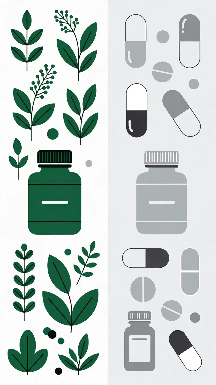 Comparativa suplementos naturales vs pastillas con receta para adelgazar